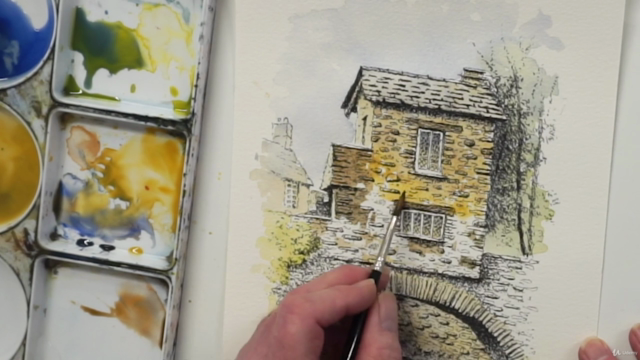 Learn Pen and Ink with Watercolour Wash – Screenshot 3