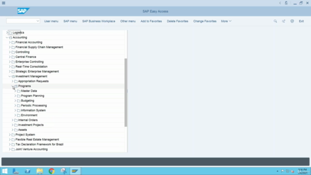 SAP IM- Investment Management Hands on training – Screenshot 3