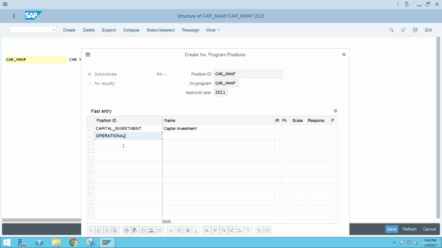 SAP IM- Investment Management Hands on training – Screenshot 4