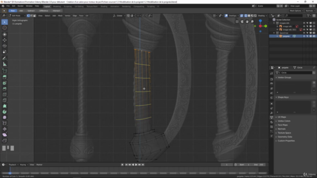 Blender 2.8 for beginners - Sword creation – Screenshot 2