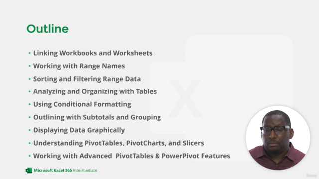 Microsoft 365 Excel - Intermediate – Screenshot 2