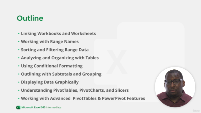 Microsoft 365 Excel - Intermediate – Screenshot 3
