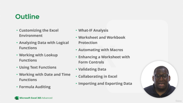 Microsoft 365 Excel - Advanced – Screenshot 1