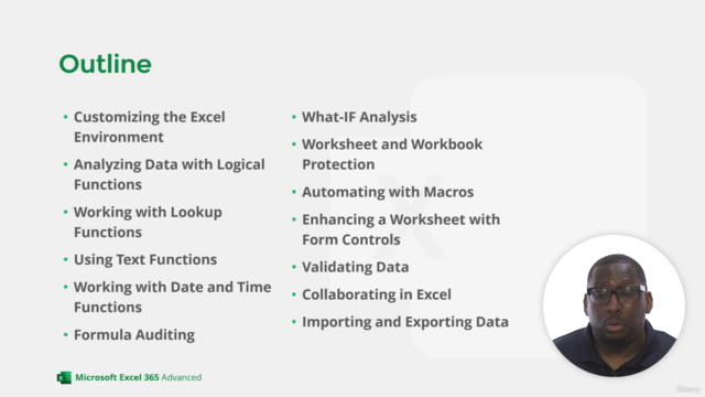 Microsoft 365 Excel - Advanced – Screenshot 2