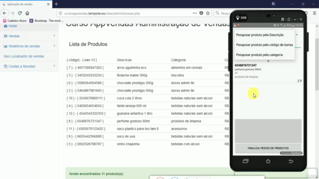 Desenvolvimento Android Crie um App FORÇA DE VENDAS completo – Screenshot 1