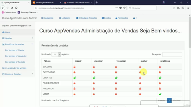 Desenvolvimento Android Crie um App FORÇA DE VENDAS completo – Screenshot 4