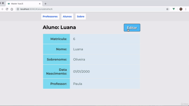 Seja Full-Stack com Vue JS + ASP.NET Core Web API + EF Core – Screenshot 1