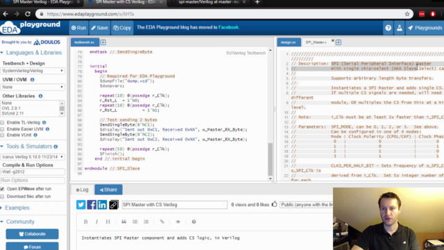 SPI Interface in an FPGA in VHDL and Verilog – Screenshot 2