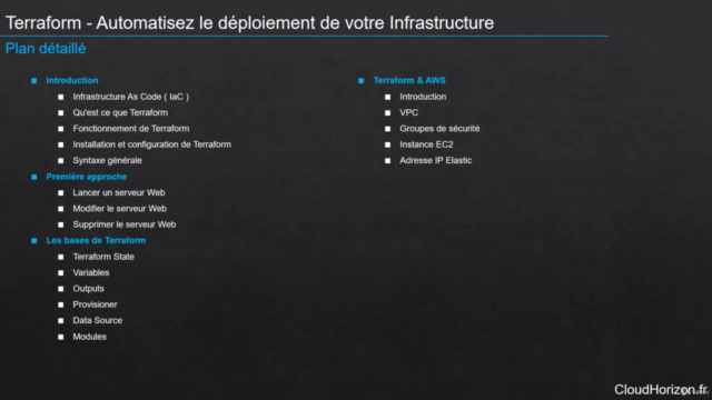 Terraform - Automatisez votre Infrastructure sur AWS – Screenshot 4