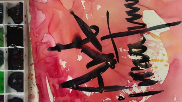 Expressive und farbenfrohe Blumen in Aquarell – Screenshot 3