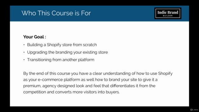 Shopify Design & Branding Masterclass – Screenshot 2