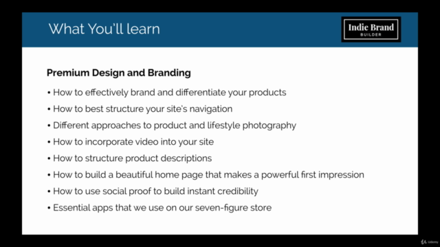 Shopify Design & Branding Masterclass – Screenshot 3