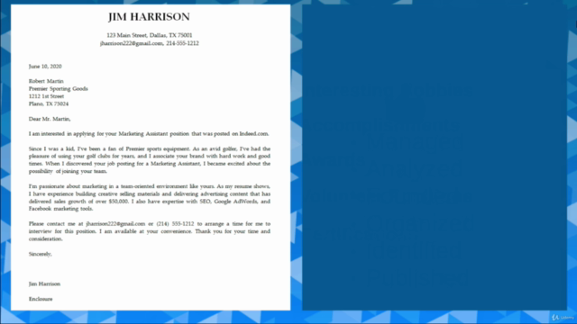 Resume Writing for Beginners – Screenshot 3