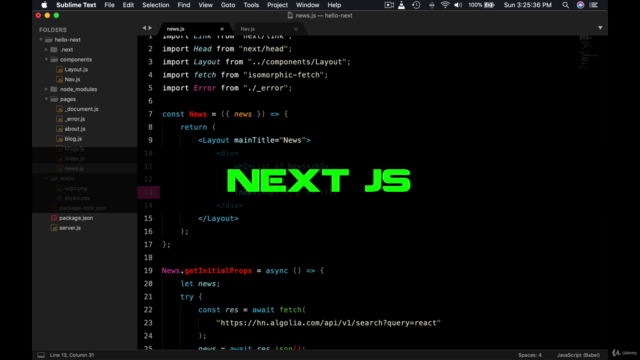 Next JS with React Hooks - Building SSR React Applications - Screenshot_04