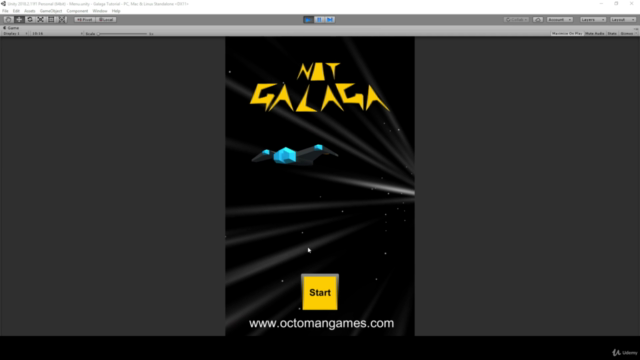 Unity Game Tutorial: Galaga 3D - Screenshot_01