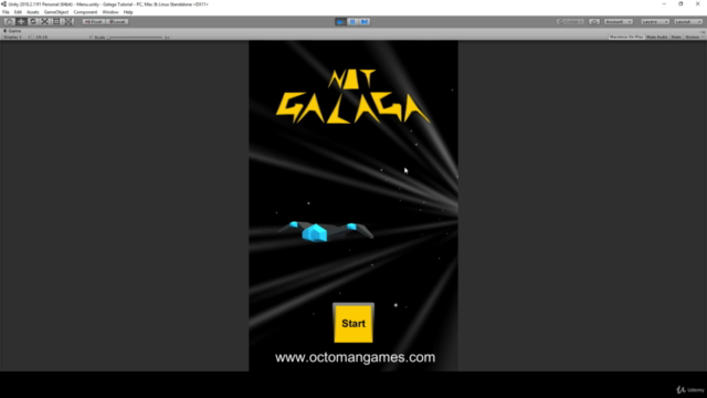 Unity Game Tutorial: Galaga 3D - Screenshot_04