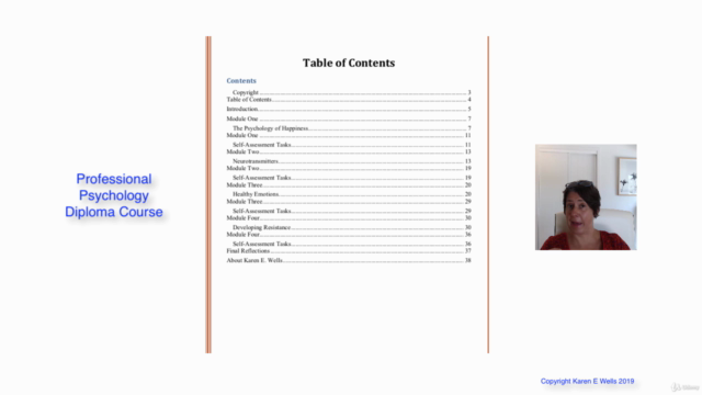 Fully Accredited Positive Psychology Diploma Course – Screenshot 2