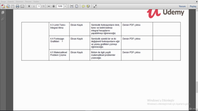 MATLAB ile Bilimsel Hesaplama – Screenshot 4