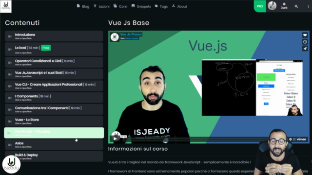 Vue Js 3 - Corso Base - Un Framework Potente 2023 – Screenshot 4