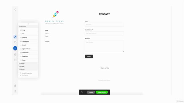 Build an Online Logo Portfolio in Adobe Portfolio – Screenshot 4