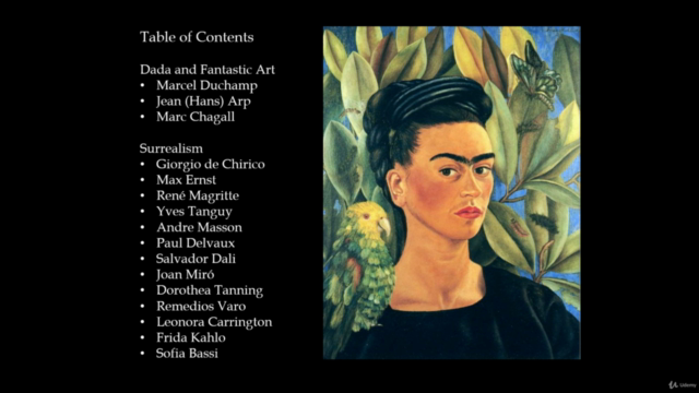 Salvador Dali, Joan Miro, Frida Kahlo and Surrealist Art – Screenshot 2