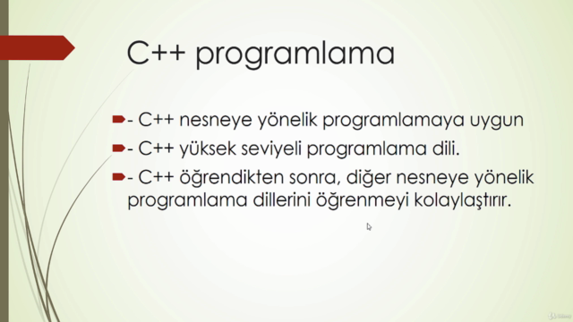 C++ |Sıfırdan İleri Seviyeye C++ Nesneye Yönelik Programlama - Screenshot_01