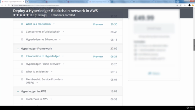 Deploy a Hyperledger Blockchain network in AWS – Screenshot 2