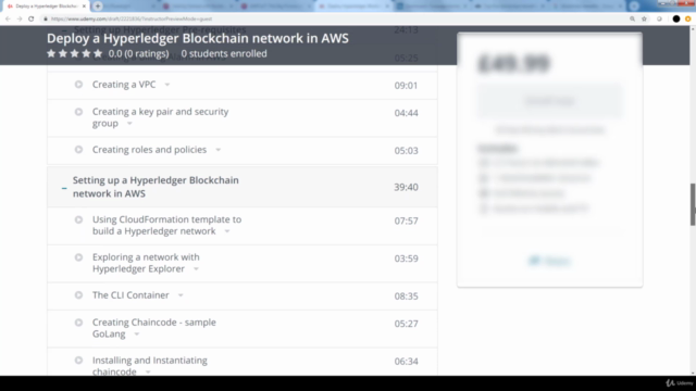 Deploy a Hyperledger Blockchain network in AWS – Screenshot 3