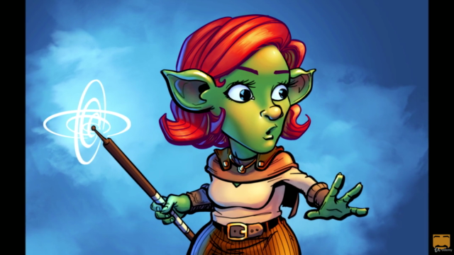 Let's Color a Goblin with Procreate! Complete Color Process - Screenshot_01