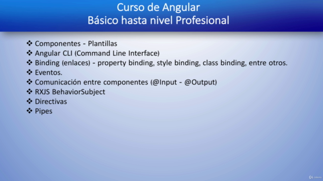 Curso de Angular desde básico hasta nivel profesional – Screenshot 3
