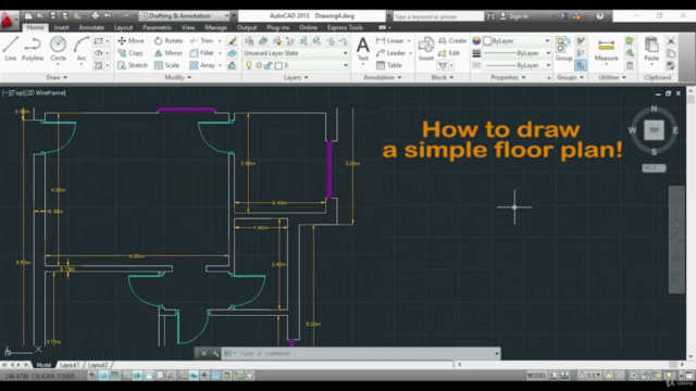 Complete Draw Drawing of Home in AutoCad Civil Engineering - Screenshot_04