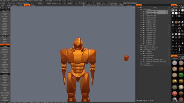 Designing Massive Mech in 3D Coat - Screenshot_02