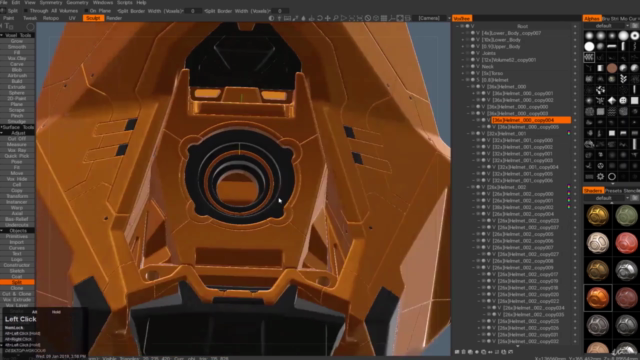 Designing Massive Mech in 3D Coat - Screenshot_03