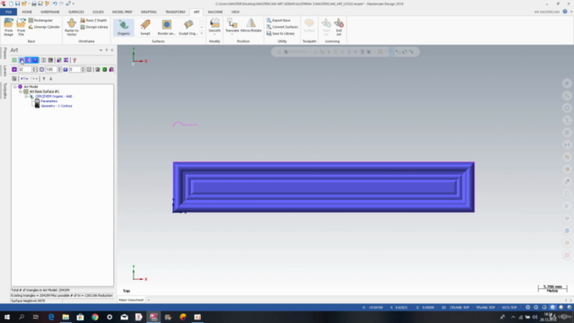 MasterCAM ART İLE TASARIM VE ÜRETİM – Screenshot 1