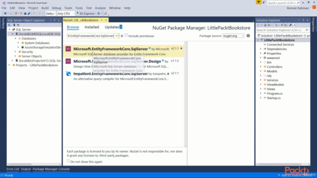 App Development with ASP .NET Core MVC – Screenshot 3