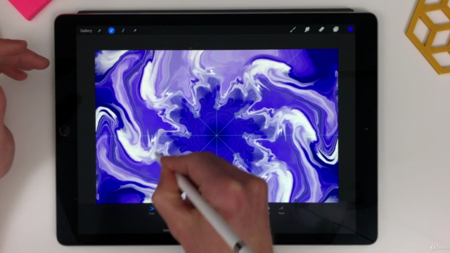 Digital Marbling: Create Stunning Abstract Art in Procreate – Screenshot 1