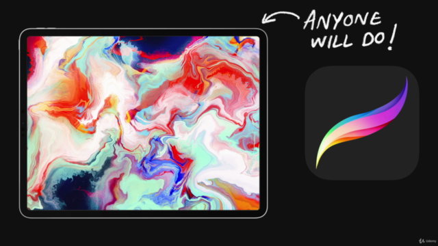 Digital Marbling: Create Stunning Abstract Art in Procreate – Screenshot 3
