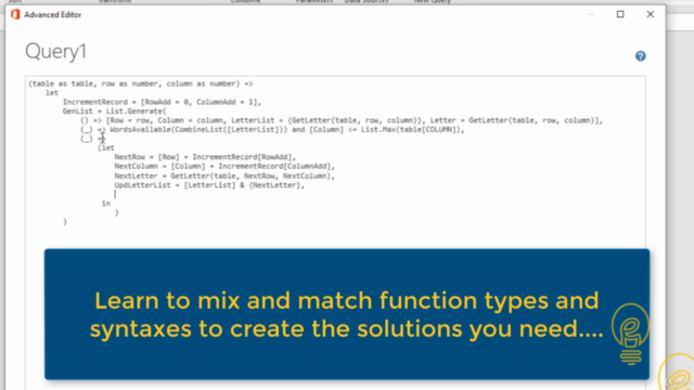Advanced PowerQuery: The Mashup Language – Screenshot 3