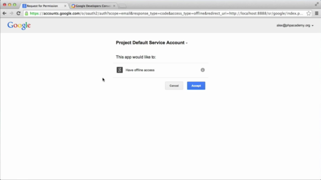 How To Add Google Authentication To a Website – Screenshot 3