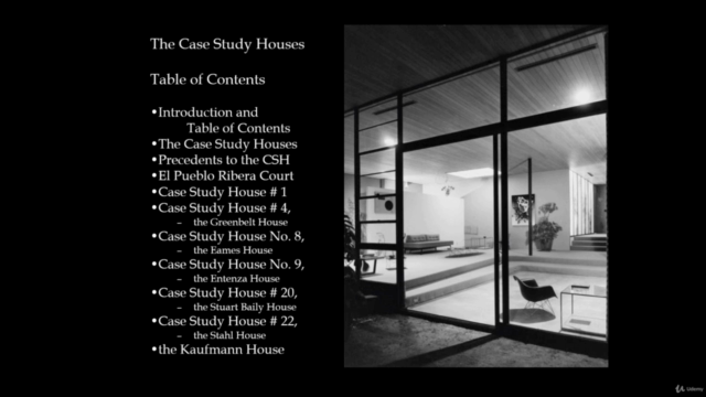 The Case Study Houses – Screenshot 1