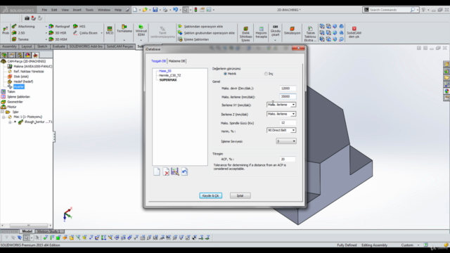 Solidcam CAD CAM ve CNC Programlama Profesyonel - Screenshot_02