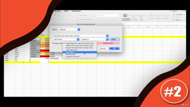 Microsoft Excel: Excel Conditional formatting master(Excell) – Screenshot 2
