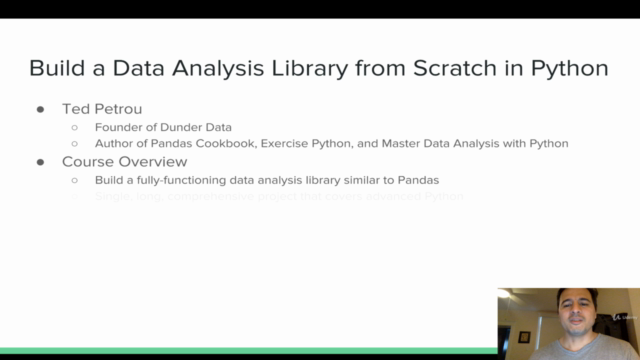Build a Data Analysis Library from Scratch in Python – Screenshot 1