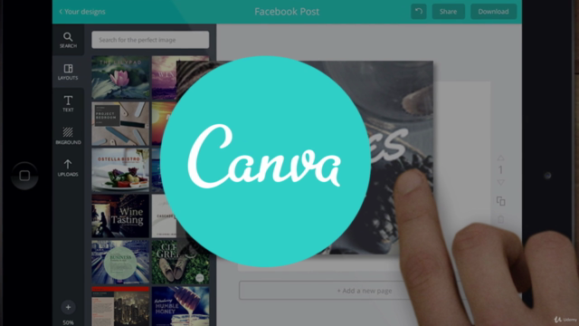 CANVA | Créer vos visuels pour les réseaux sociaux Gratuit - Screenshot_01