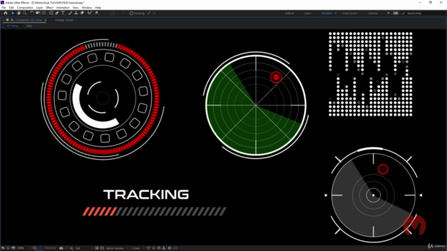 Designing Futuristic Visuals HUD/FUI in Adobe After Effects - Screenshot_01