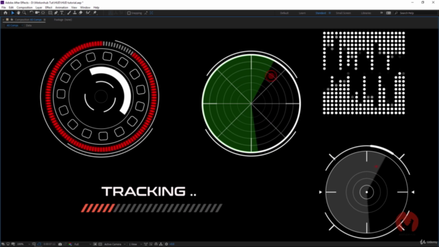 Designing Futuristic Visuals HUD/FUI in Adobe After Effects - Screenshot_04