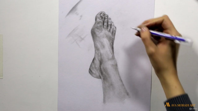 Masterclass of Realistic Drawing and Shading Human Features – Screenshot 4