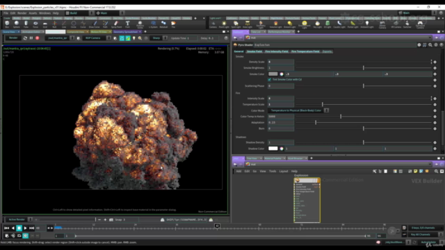 Explosion, using particles in Houdini - Screenshot_01