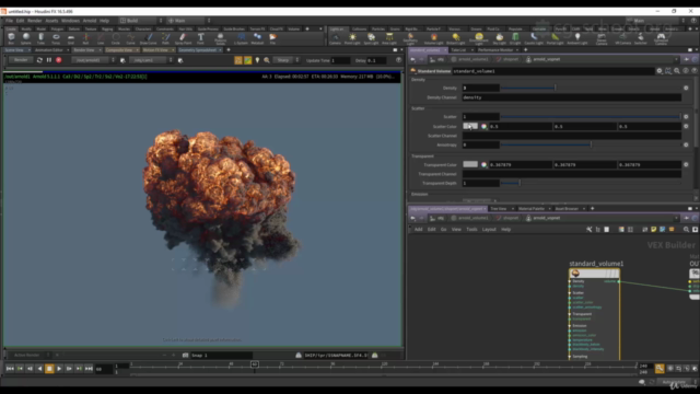 Explosion, using particles in Houdini - Screenshot_02