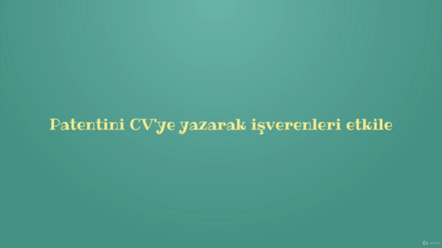 Patent Alarak Fikrinizi Koruyun: Gerçek Başvuru ile Eğitim – Screenshot 3